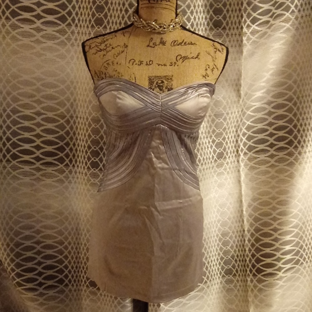 See You Monday strapless dress
